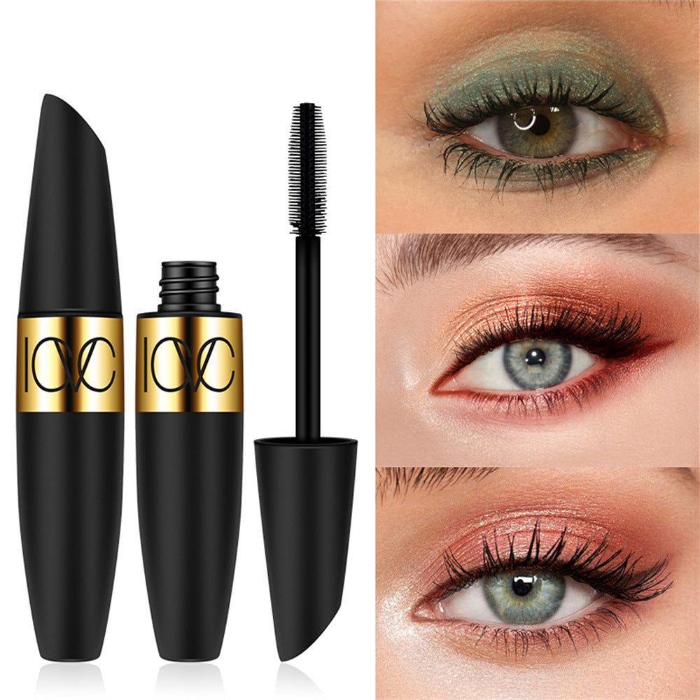 Schwarze Mascara, wasserfest, für dichte Locken