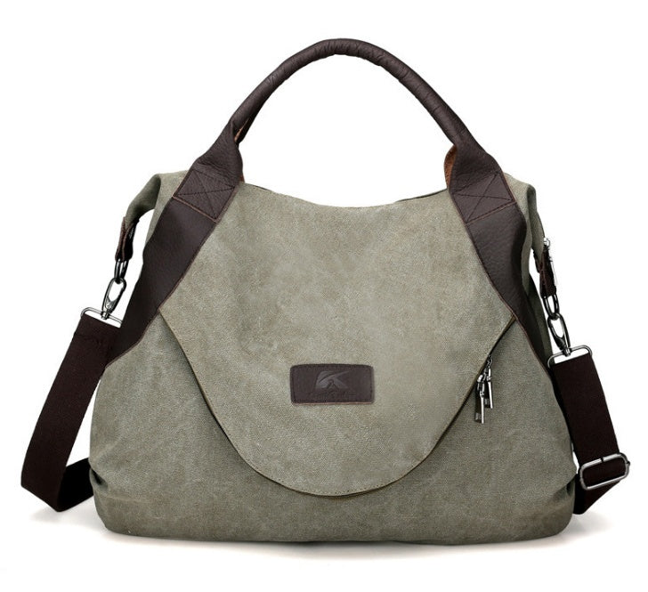 Handtaschen Damen Minimalistische Retro Schulter-Crossbody-Tasche Vintage Canvas