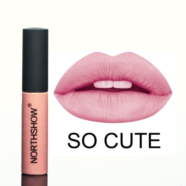 Nicht klebender, matter Lippenstift