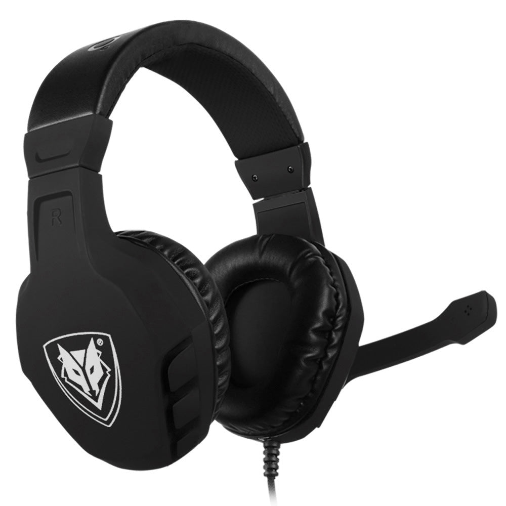 Gaming-Headset für PS4, PC und Stereo, kabelgebunden mit Mikrofon und Fernbedienung, für Computer und Fernseher, mit Bassreflexöffnung