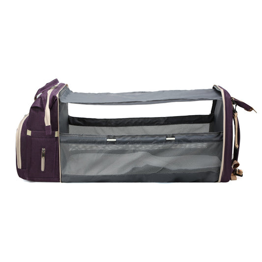 Tragbare, faltbare Babybett- und Wickeltasche, Mehrzwecktasche für Mutter und Baby