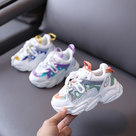 Kinderschuhe, Mädchen-Sportschuhe, leichte, atmungsaktive Jungen-Freizeit-Laufschuhe
