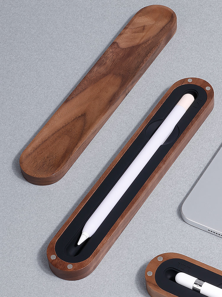 Kompatibel mit Apple, Lzl, geeignet für Stiftaufbewahrungsboxen aus Massivholz, Stiftbox für iPads und Tablets der zweiten Generation, Stifthülle für Huawei Stylus Mpencil Capacitor Pen, universelle Schutzhülle mit Stiftfach.