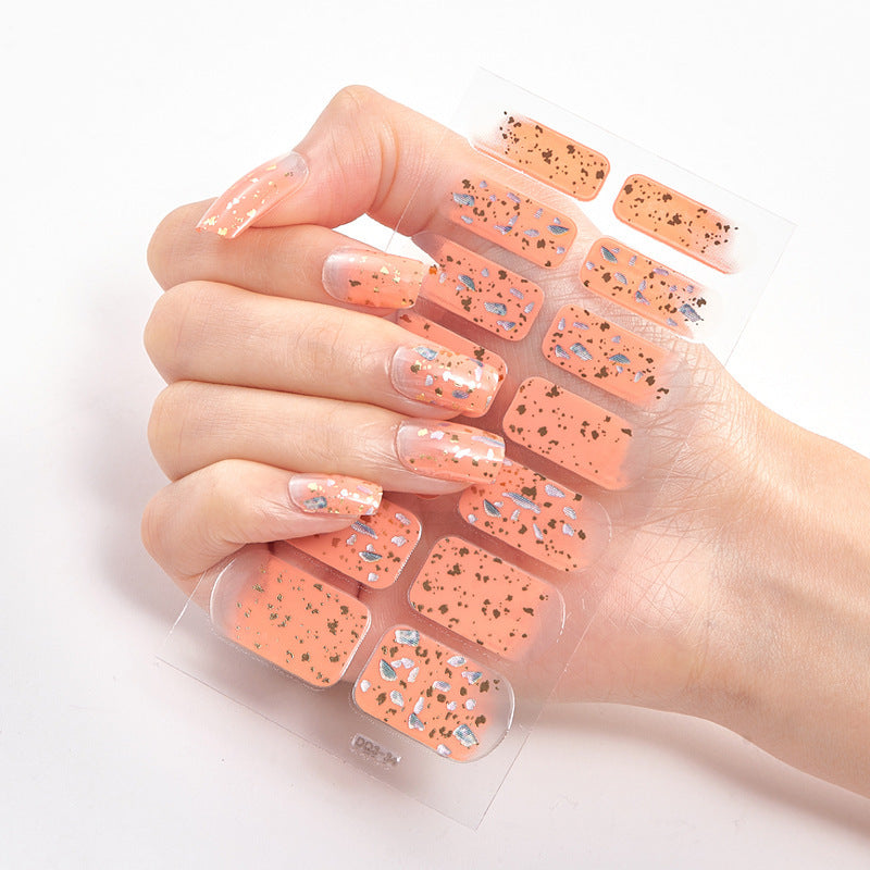 Laserbronzing Bastelnagel-Applikations-Nagelaufkleber