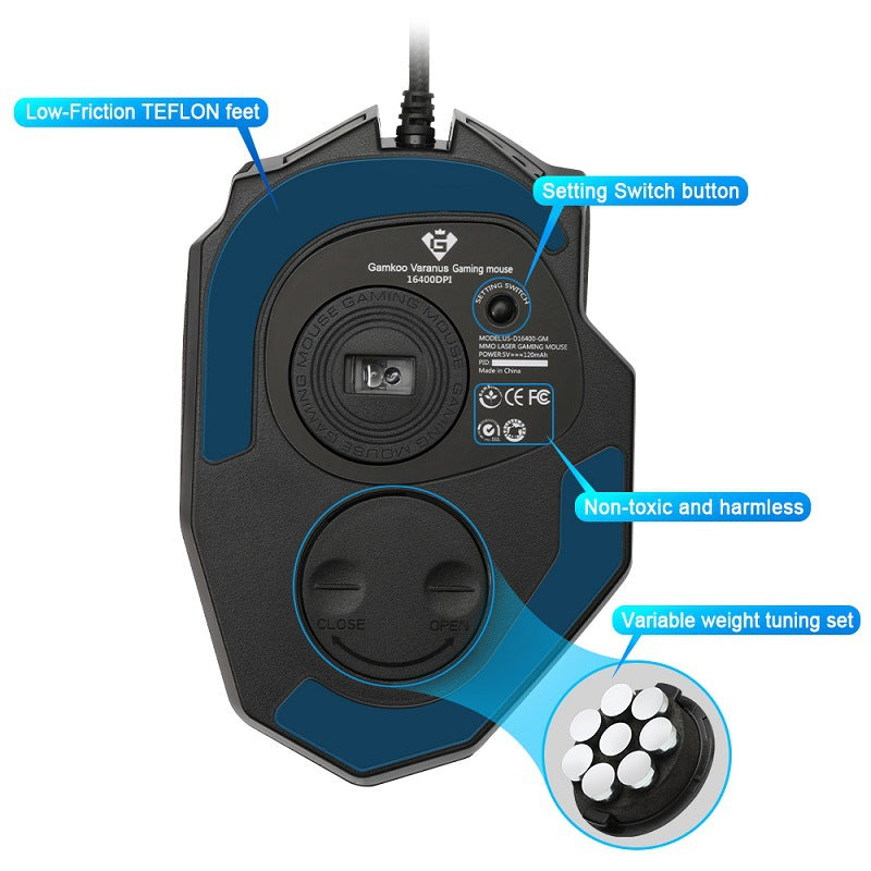 RGB-beleuchtete Gaming-Maus