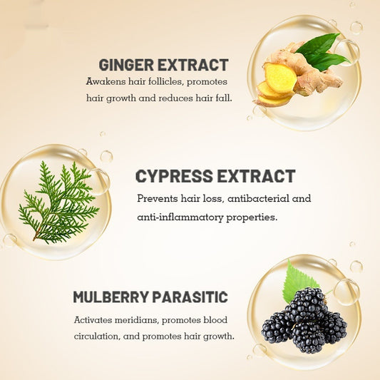 Ingwer-Shampoo gegen Haarausfall, Schuppen und dichtes Haar