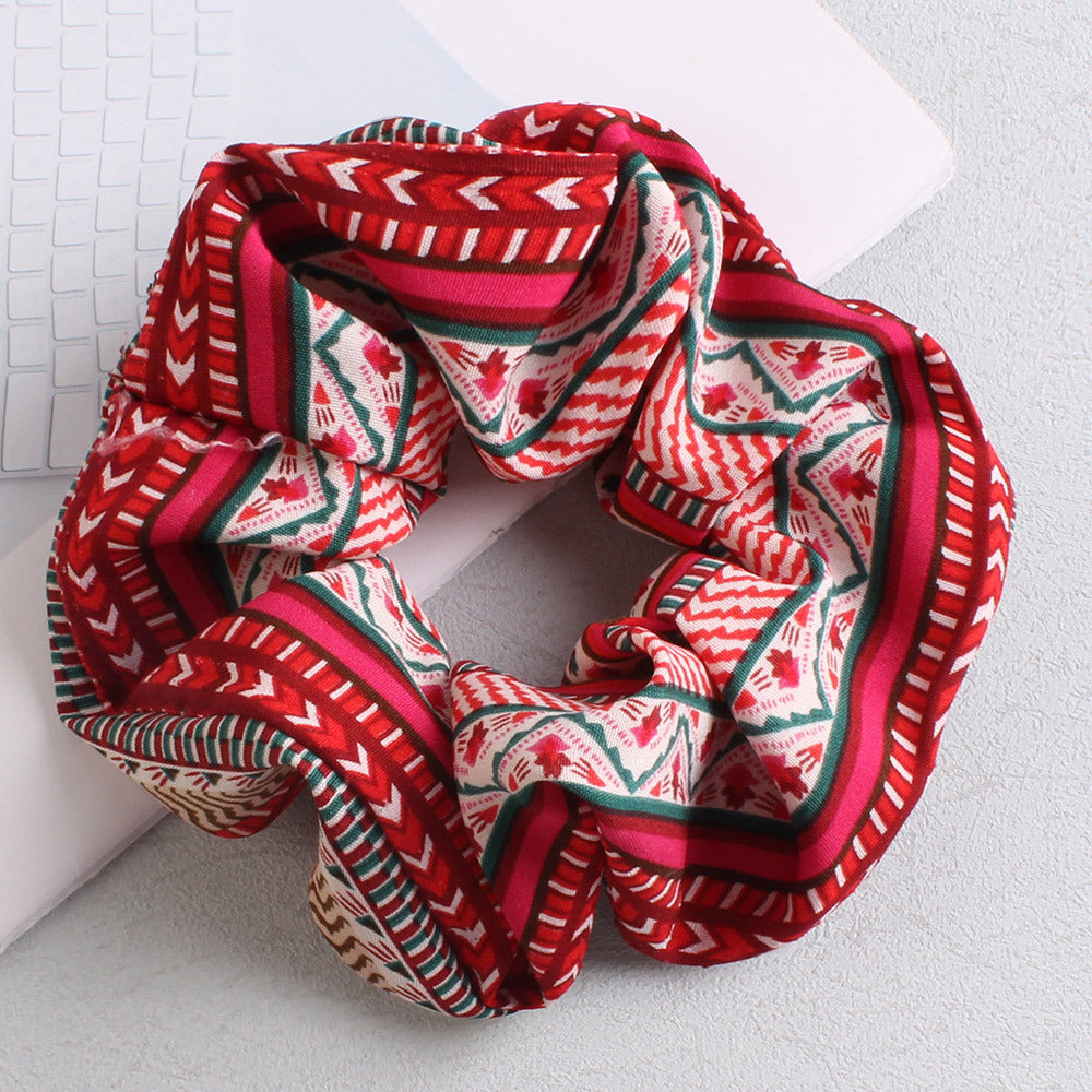 Neues Retro-Haargummi mit Darm-Print für Damen – hochelastisches Haargummi in Darm-Optik