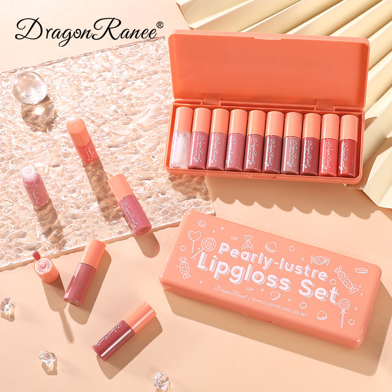 Set mit feuchtigkeitsspendendem Glitzer-Lippenglanz