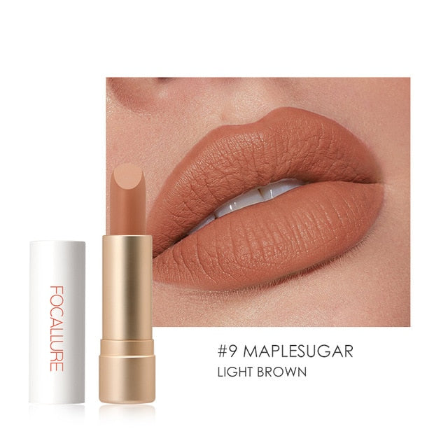 FOCALLURE Puder fühlt sich matt an, Lippenstift, feuchtigkeitsspendend, feuchtigkeitsspendend und langanhaltender Lippenstift.