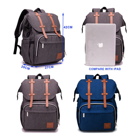 Multifunktionale, geräumige Mutter- und Babytasche