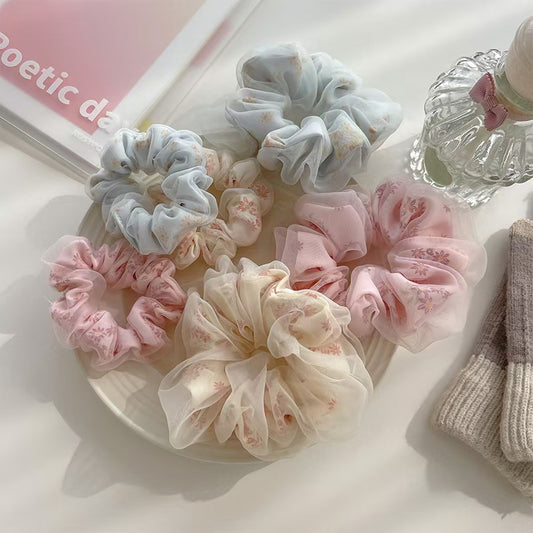 Neues Mesh Sense Bun Haarband für große Darmabschnitte, Haargummi für Frauen, Kopfseil