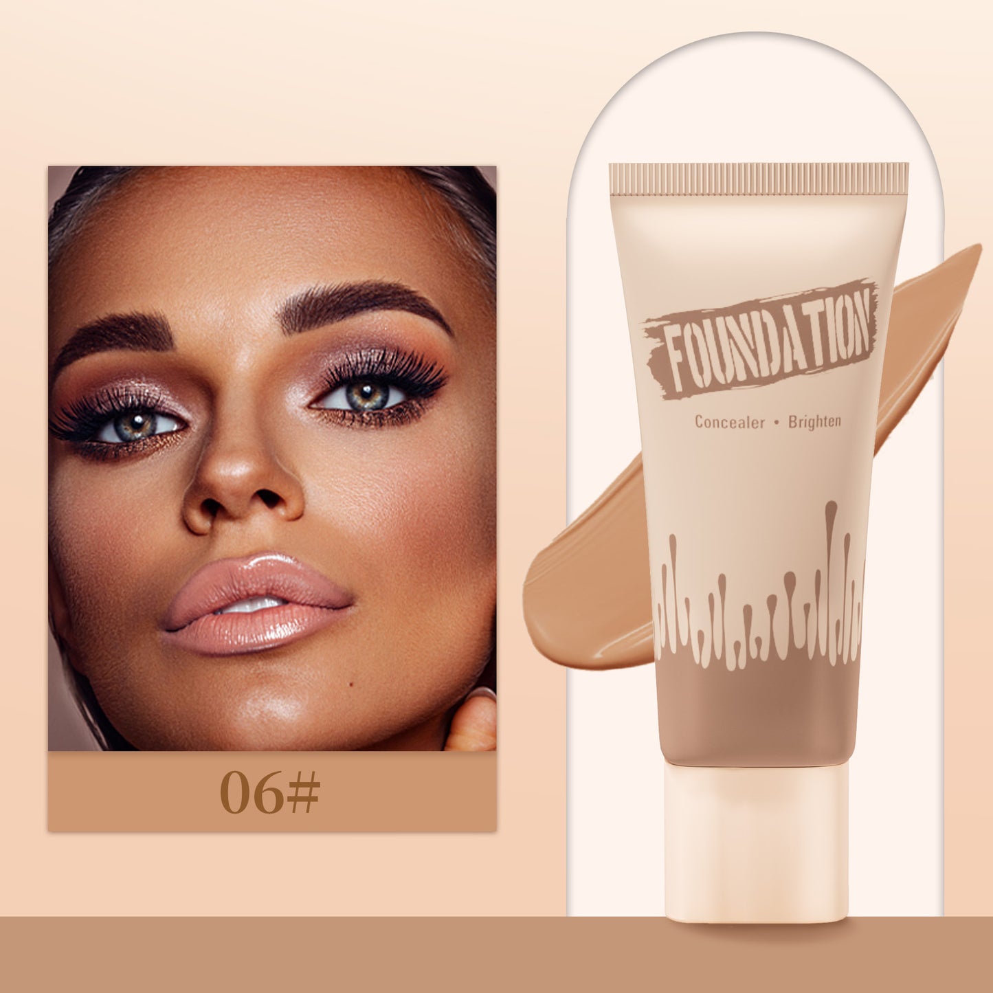 Abdeckende Foundation, ölregulierendes Make-up, natürliche BB-Creme