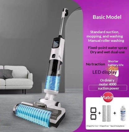 Bodenreinigungsmaschine mit Wisch- und Saugfunktion – 3-in-1 für den Hausgebrauch