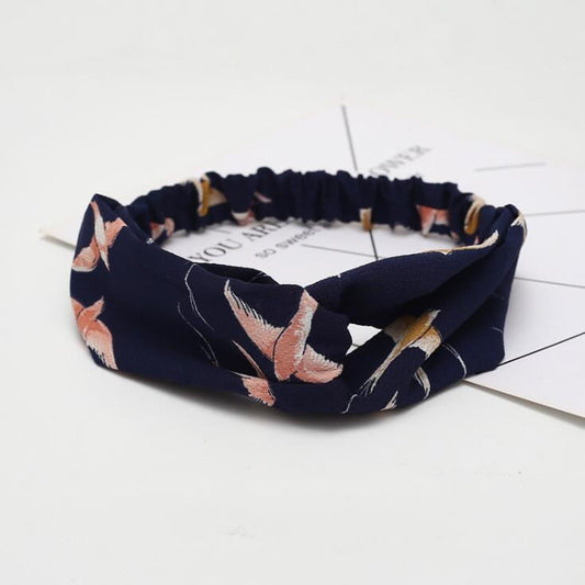 Damen-Stirnband im Retro-Stil mit Print