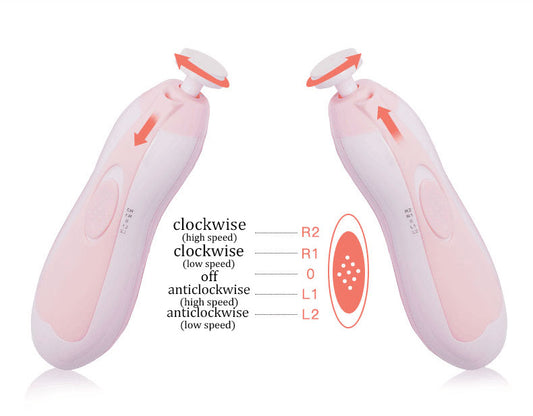 Kratzfester, multifunktionaler elektrischer Babynagellackierer