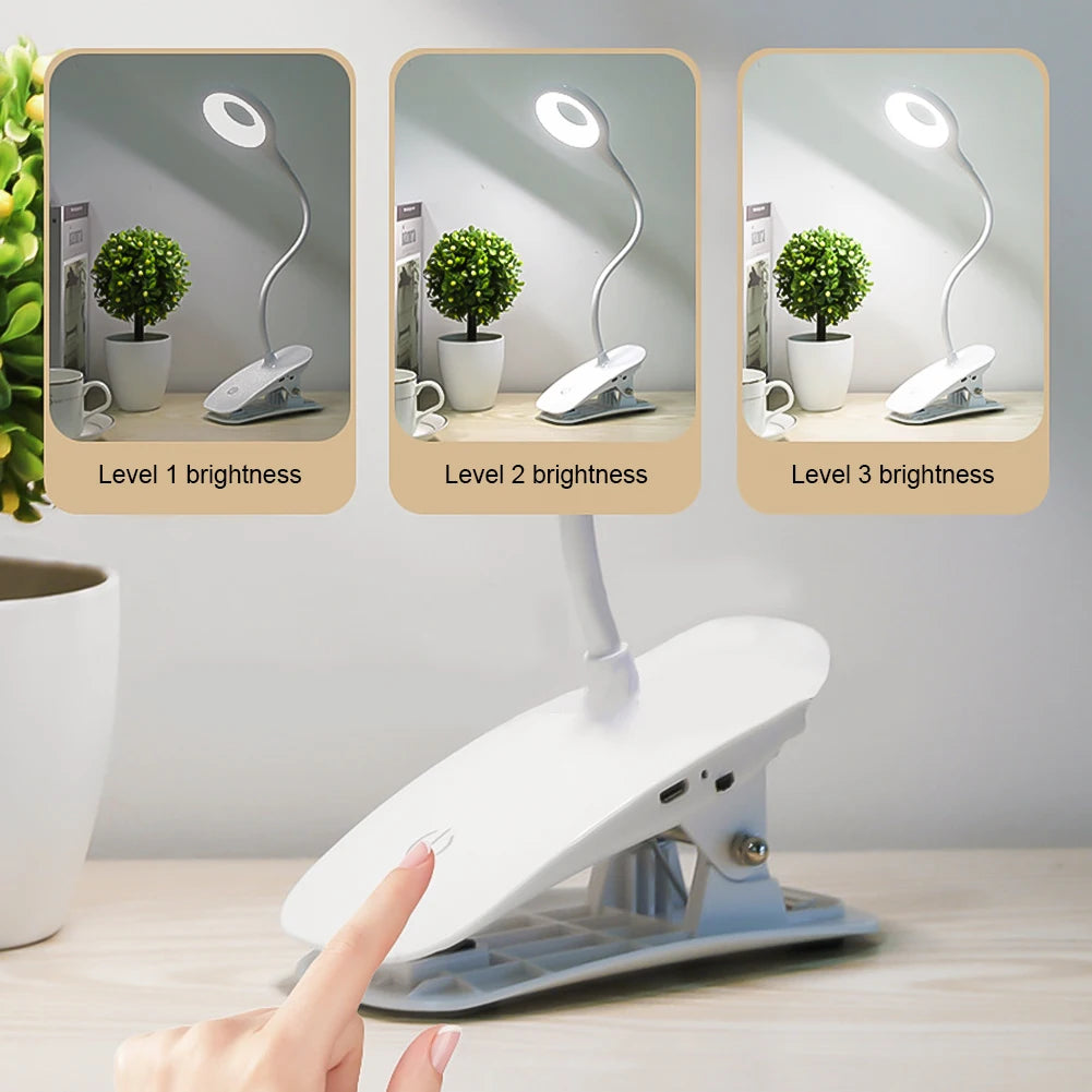 LED-Stehleuchte, flexible Tischleuchte, Kinder-Schreibtischleuchte, Schlafzimmer-Schreibtischleuchte, verstellbare Klemmleuchte, Leselampe