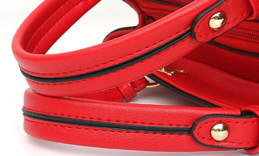 Damen-Handtasche mit Haarball-Ornamenten, Patchwork-Handtasche, Party-Geldbörse, Damen-Umhängetasche, Schultertasche, Damenhandtasche
