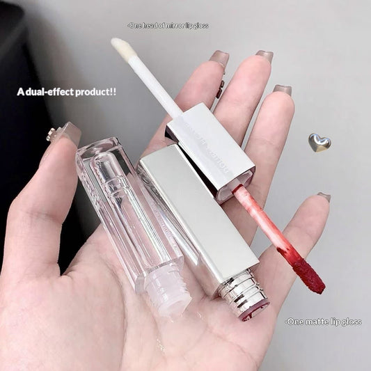 Double-ended Dual-effect Lip Gloss Matte Velvet