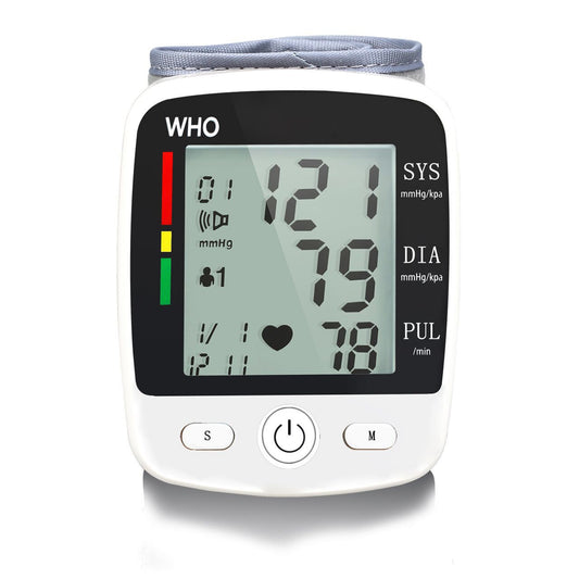 Electronic Wrist-type Blood Pressure Monitor With Charging Function