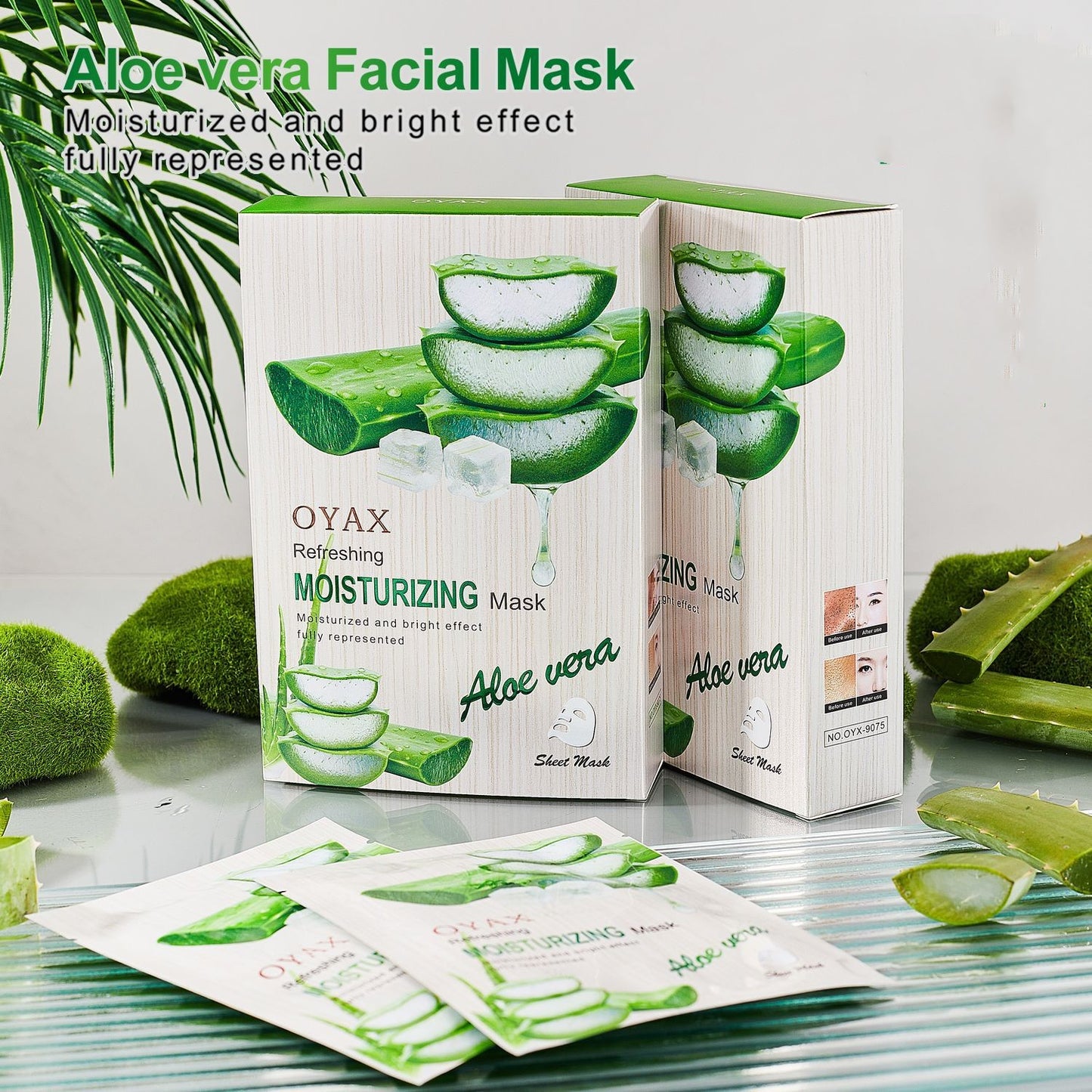 Feuchtigkeitsspendende Kräuter-Aloe-Gesichtsmaske