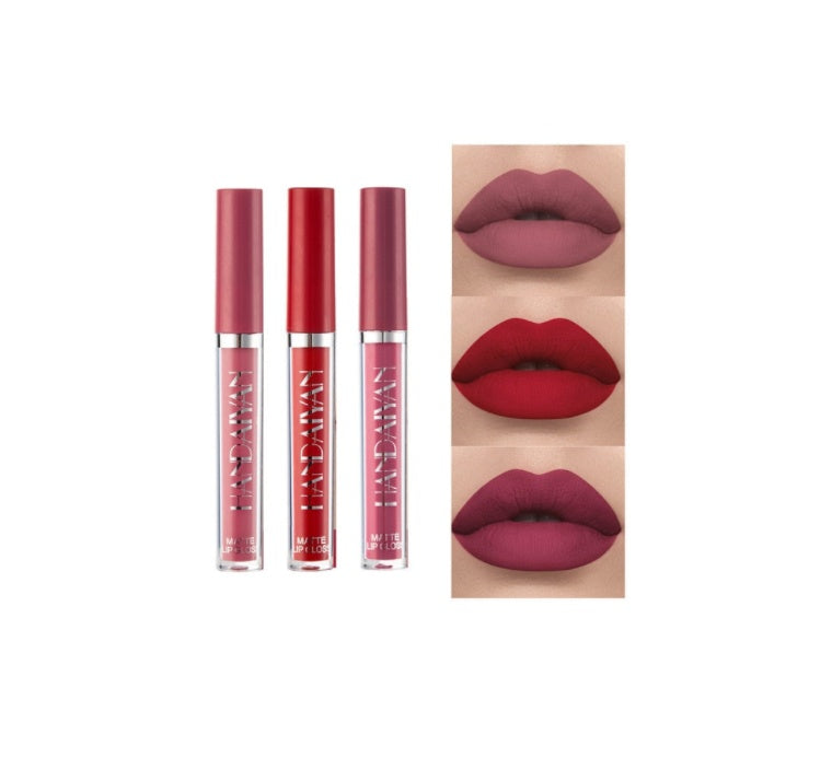 Mattierender, nicht klebender Lipgloss für Becher, farbechter, matter Flüssiglippenstift