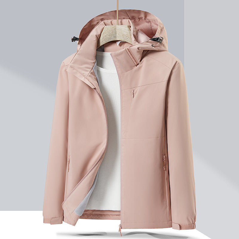 Paar Einlagige Jacke Winddichte Sport Fleece gefütterter wattierter Overall