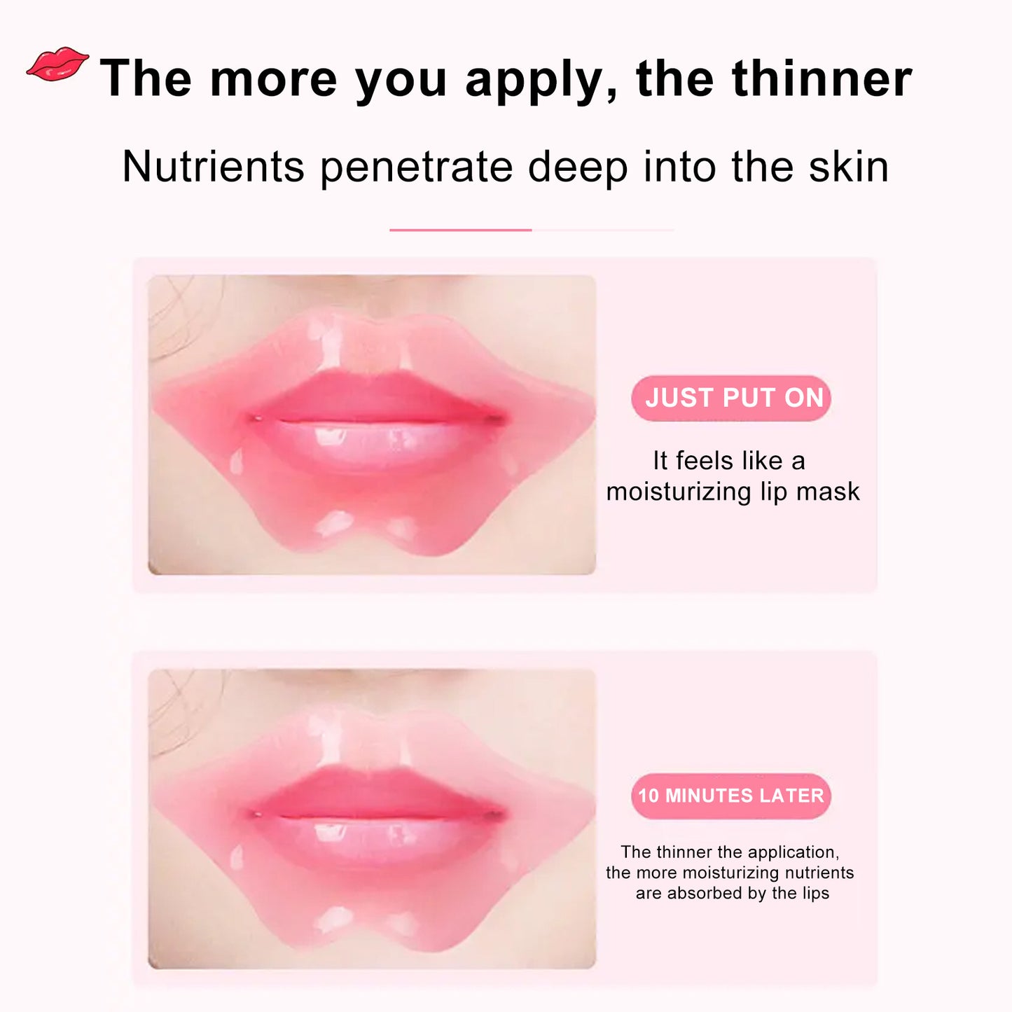 Cherry Crystal Lippenbalsam – Mildert Lippenfältchen – Spendet Feuchtigkeit und pflegt