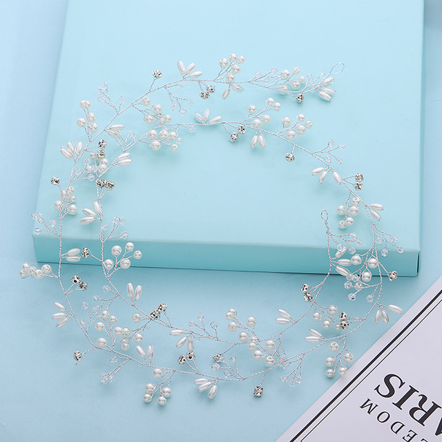 Haarschmuck für die Hochzeit: Haarschmuck aus Kristallperlen
