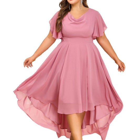 Chiffon Plus Size Women's Dress