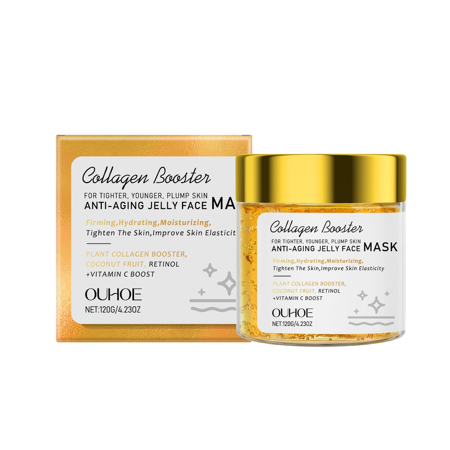 Anti-Aging-Gesichtsmaske aus Gel