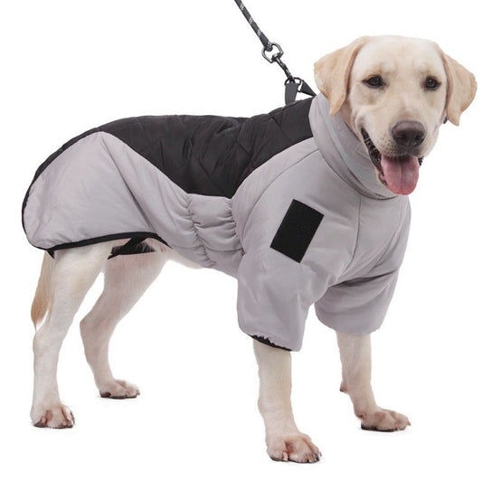 Neuer wasserdichter Winterhundemantel für mittelgroße und große Hunde, warme, dicke Hundeweste, maßgeschneiderte Labradorjacke