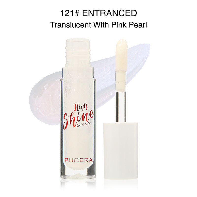 Fester Jelly-Lippenstift, Kristall-Lippenbalsam, Wasserwellen-Spiegel-Lipgloss, lang anhaltender, feuchtigkeitsspendender Lippenglanz, Lippenpflege-Make-up