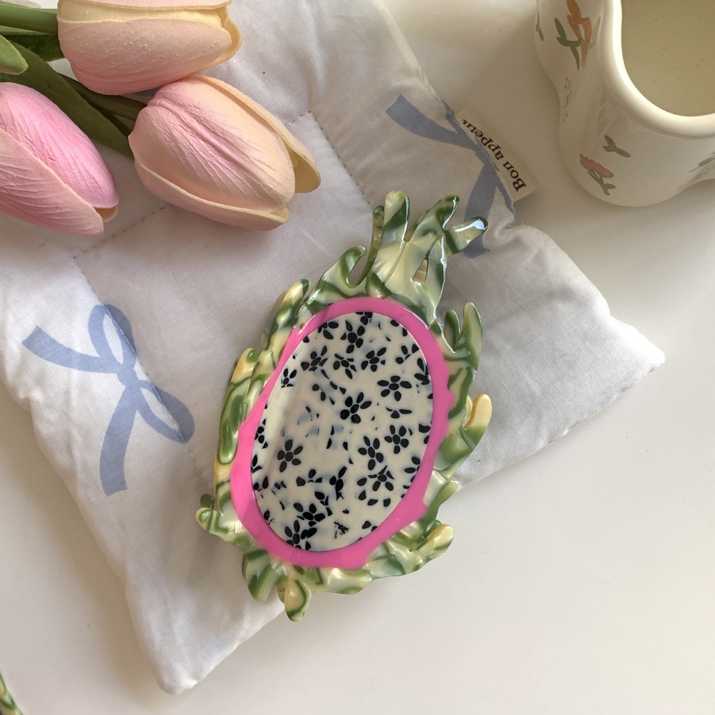 Haaraccessoires aus Acetat mit Fruchtgriff