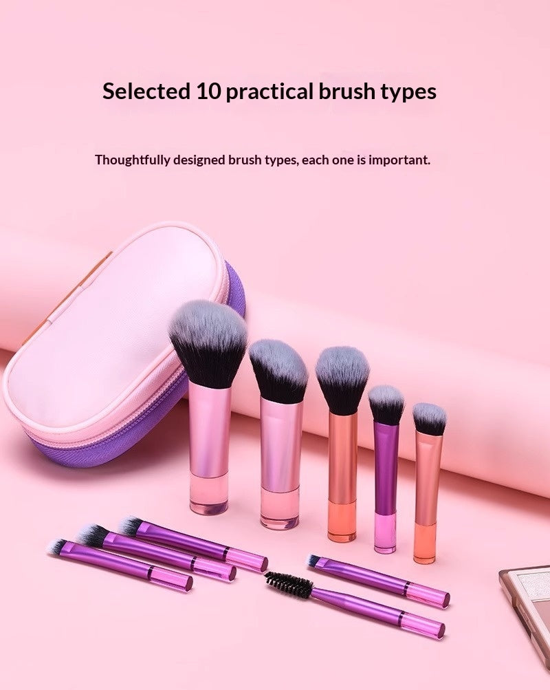 Make-up-Pinselset, Rouge- und Foundationpinsel, Augen-Set