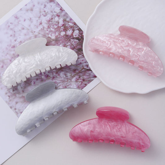 Retro-Haarspange aus Acryl, schlicht und einfach