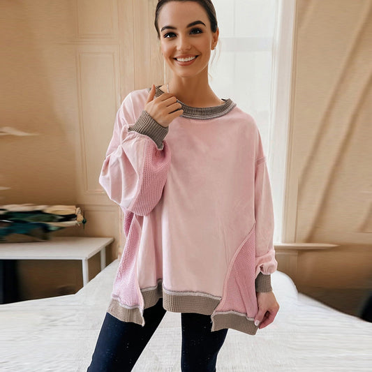 Neuer, vielseitiger Freizeit-Hoodie mit Rundhalsausschnitt und langen Ärmeln.