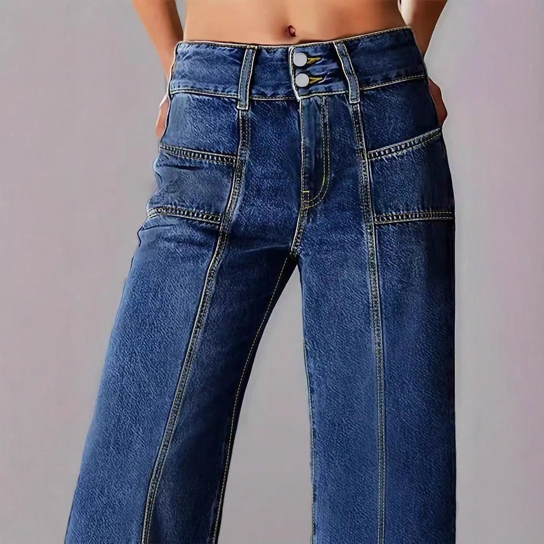 Lässige, schmal geschnittene Damen-Jeans, die perfekt zu jedem Outfit passen
