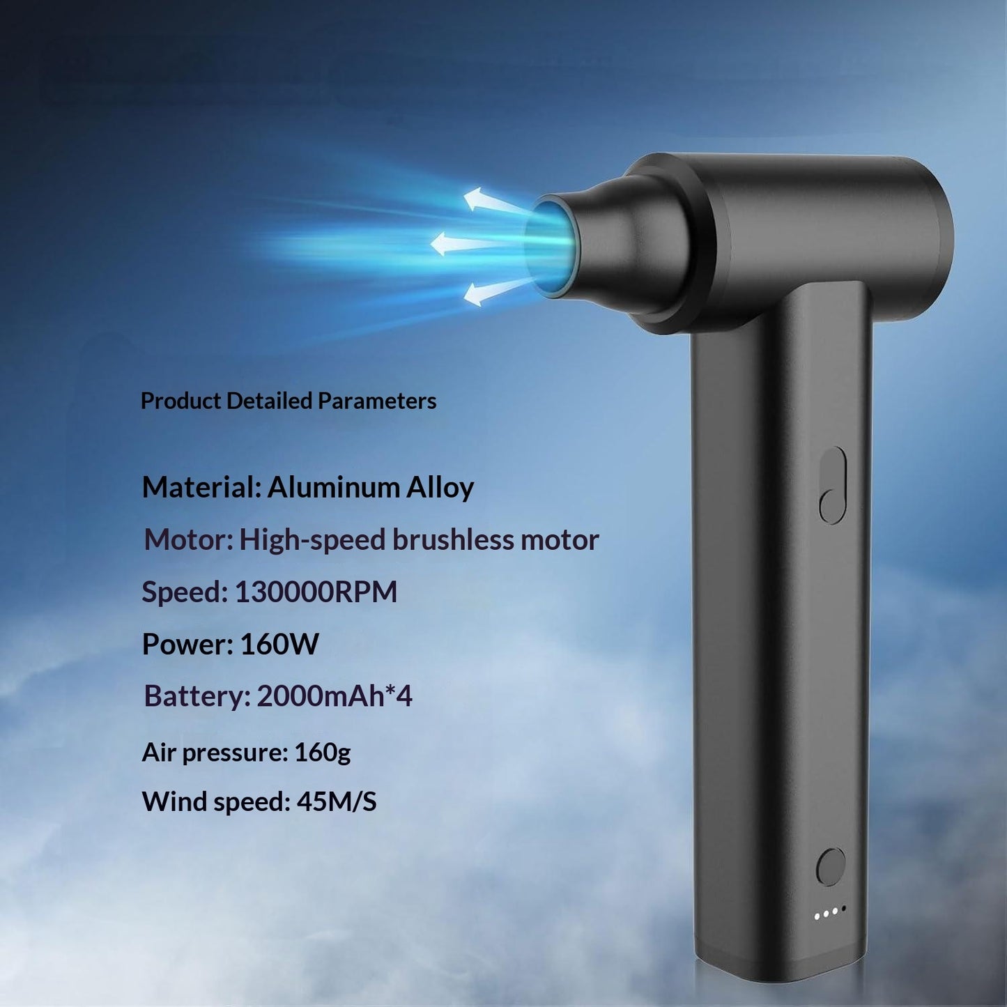 Violent Fan Portable Handheld Car Vacuum Cleaner