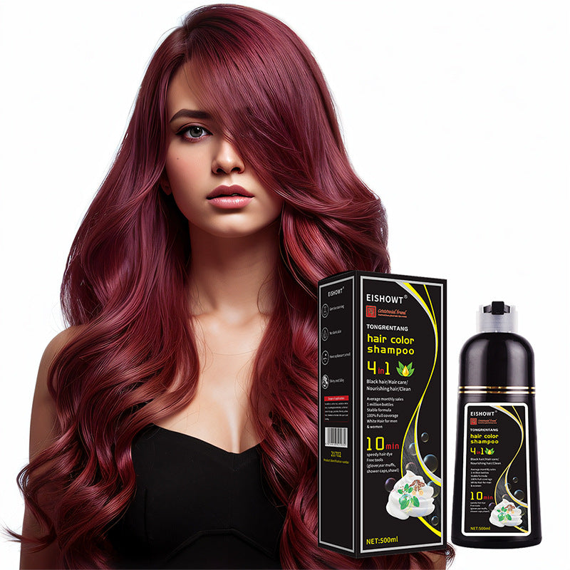 Graue Haare abdecken – Schaumhaarfarbe mit natürlichen Kräutern
