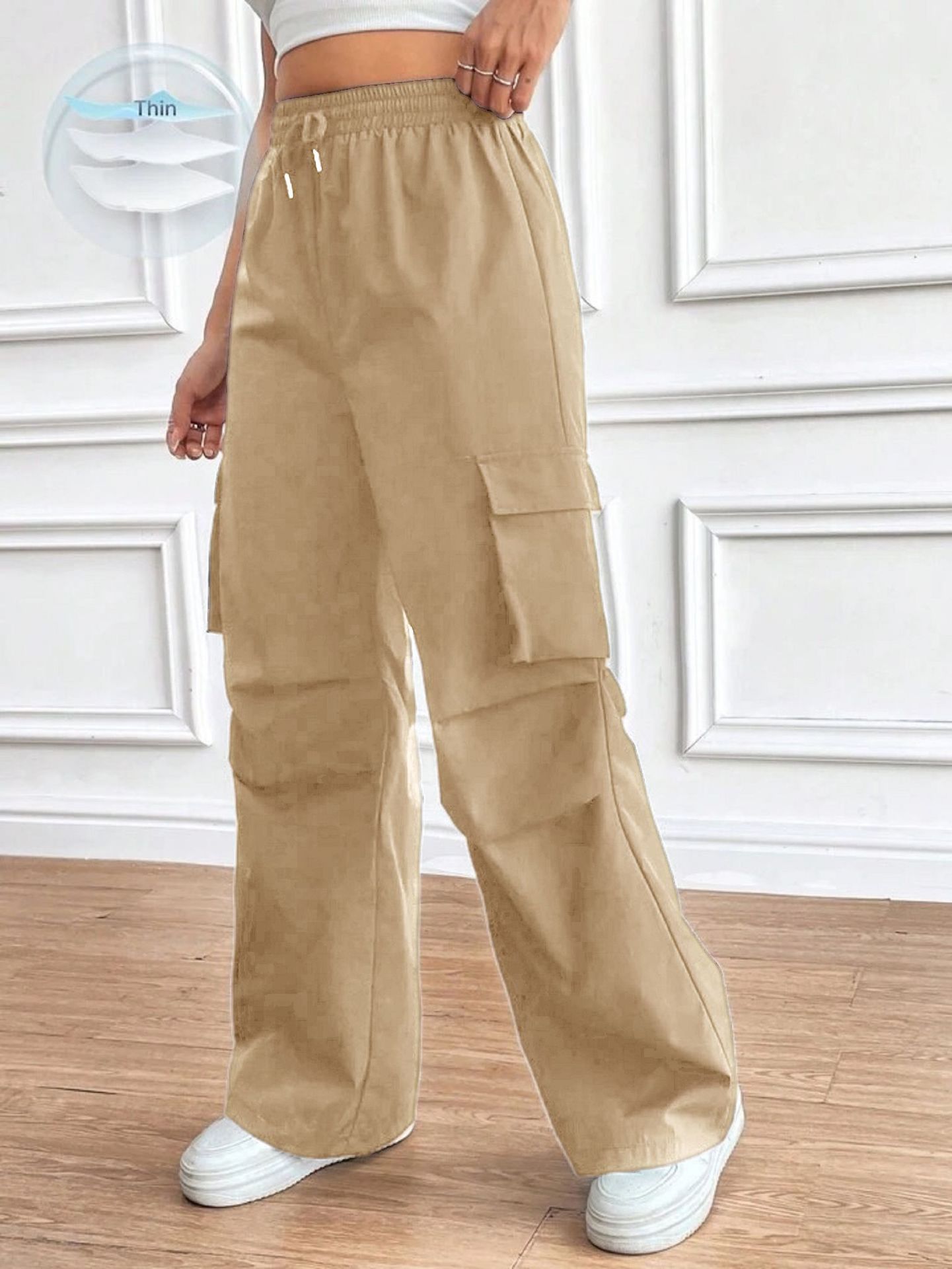 Loose-fitting Casual Workwear-style Commuter Pants For Women