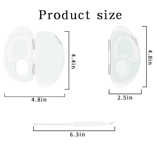 Mischpalette für Make-up, geeignet zur Aufbewahrung von flüssiger Foundation, Acrylpalette, Nagellackpalette, transparente Pigmentpalette für Foundation-Make-up