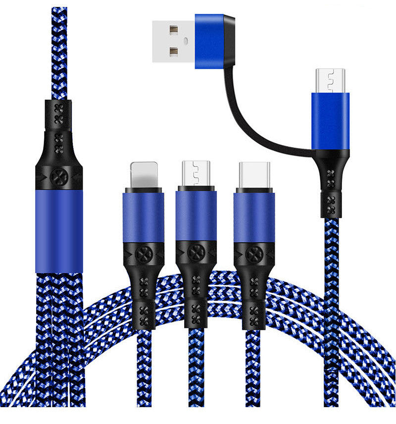 Schnelllade-Fünf-in-Eins-Datenkabel, eins für drei Ladekabel