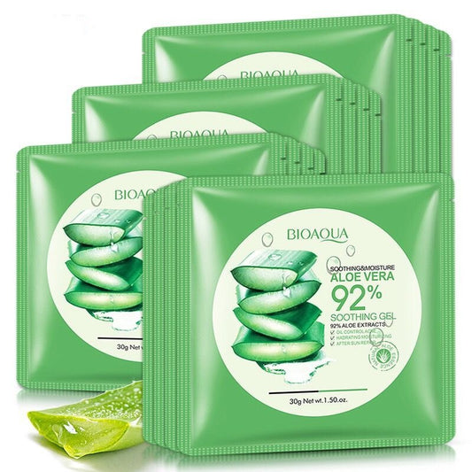 Feuchtigkeitsspendende Aloe-Vera-Gel-Gesichtsmaske