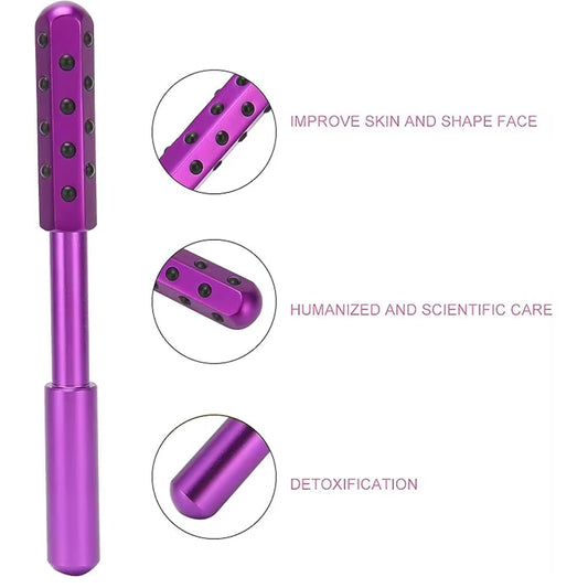 30 Germanium Beauty Stick Massage Beauty Stick Gesichtsroller Gesichtsstraffungsstab Anti-Falten Gesichtsmassagegerät Hautpflegegerät Derma Rolling Gesichtsmassagestab
