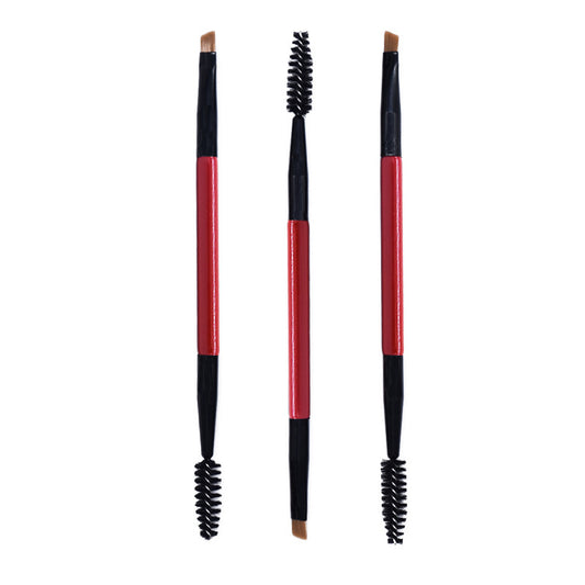 Mascara-Bürste 2-in-1 Tragbares Make-up-Werkzeug Fächer