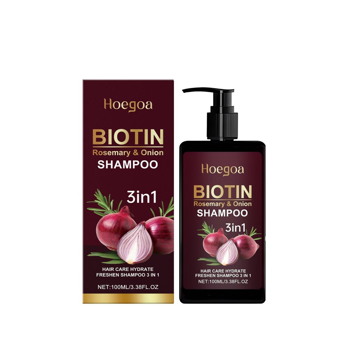 Drei-in-Eins-Shampoo für dichtes Haar