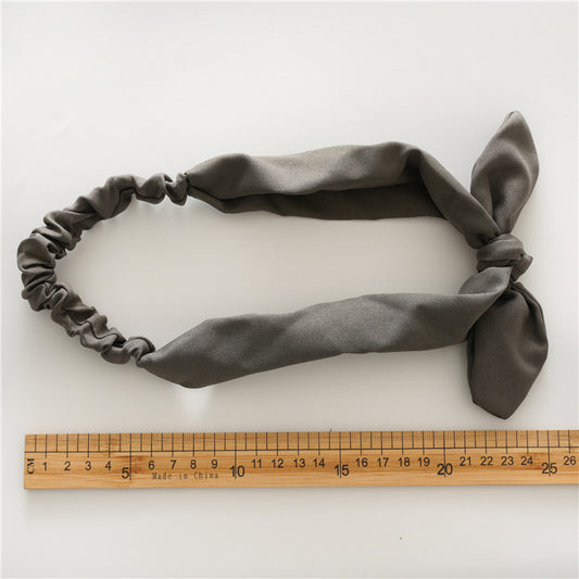 Damen-Haarband mit elastischem Band, geknoteten Hasenohren und vielseitigem Einsatz