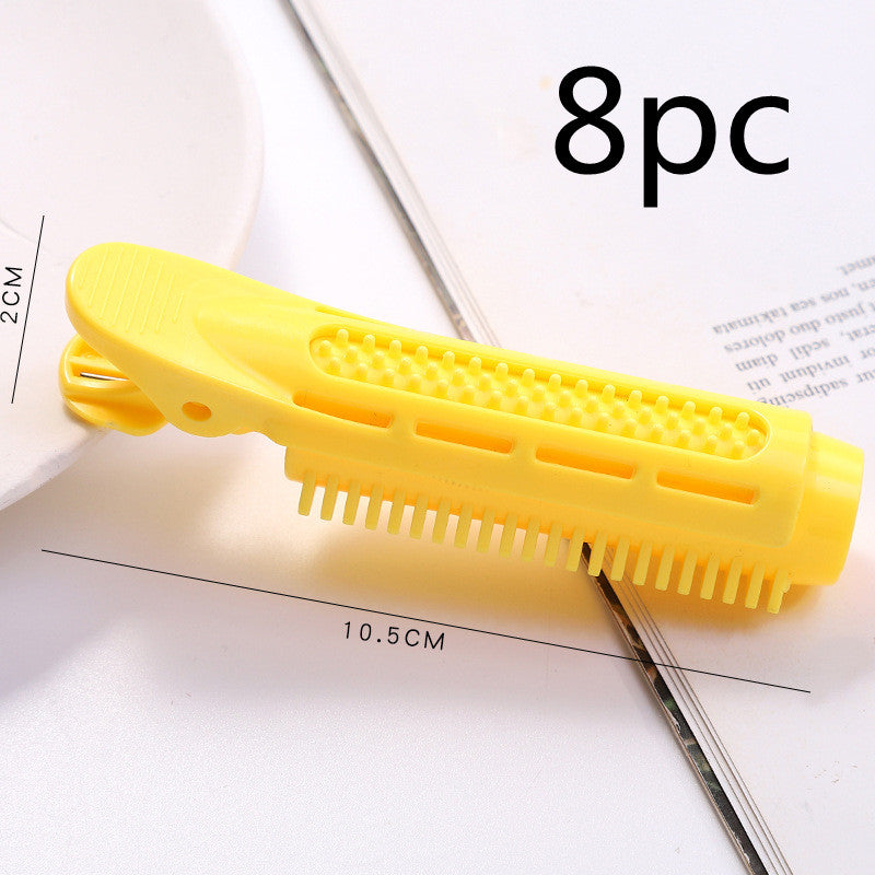 Koreanischer flauschiger Haarclip, Lockenfixierpad, Haaransatzclip