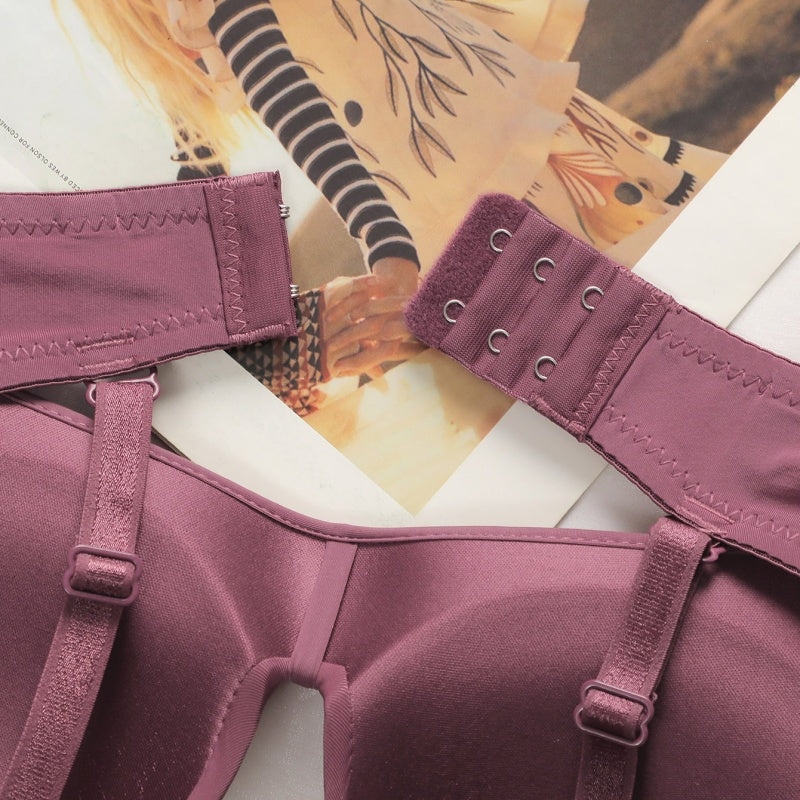 Damen-Dessous-Set, sexy Unterwäsche, formt und hebt, um ein Hängen der Brust und ein seitliches Herausquellen zu verhindern