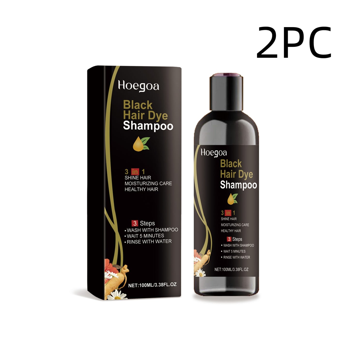 Pflanzliches Haarpflege-Shampoo für weiches und sanftes Haar